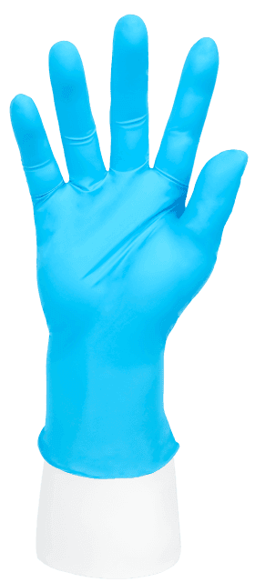 Blue Synmax Ultra Vinyl Glove