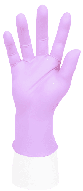 Lilac Synmax Ultra Vinyl Glove