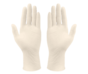 Latex gloves