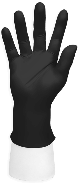 Black Synmax Ultra Vinyl Glove