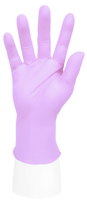 Lilac Synmax Ultra Vinyl Glove