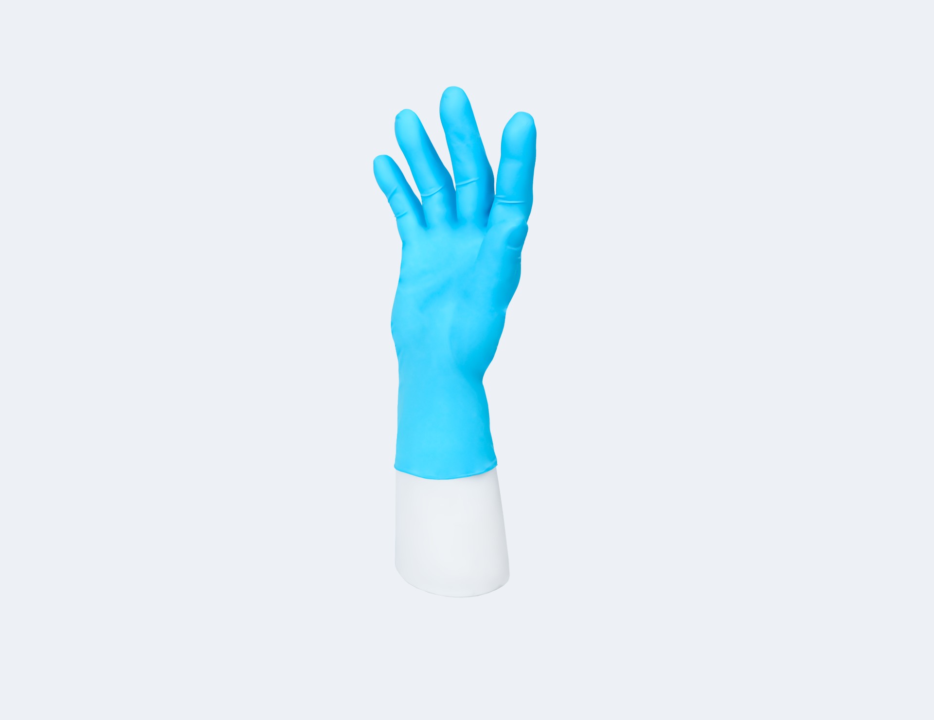 INTCO medical blue nitrile gloves