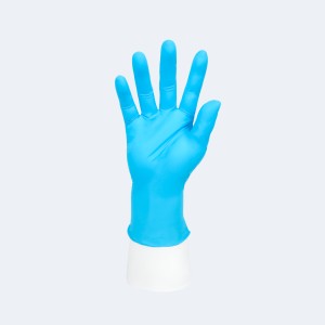 INTCO medical blue nitrile gloves