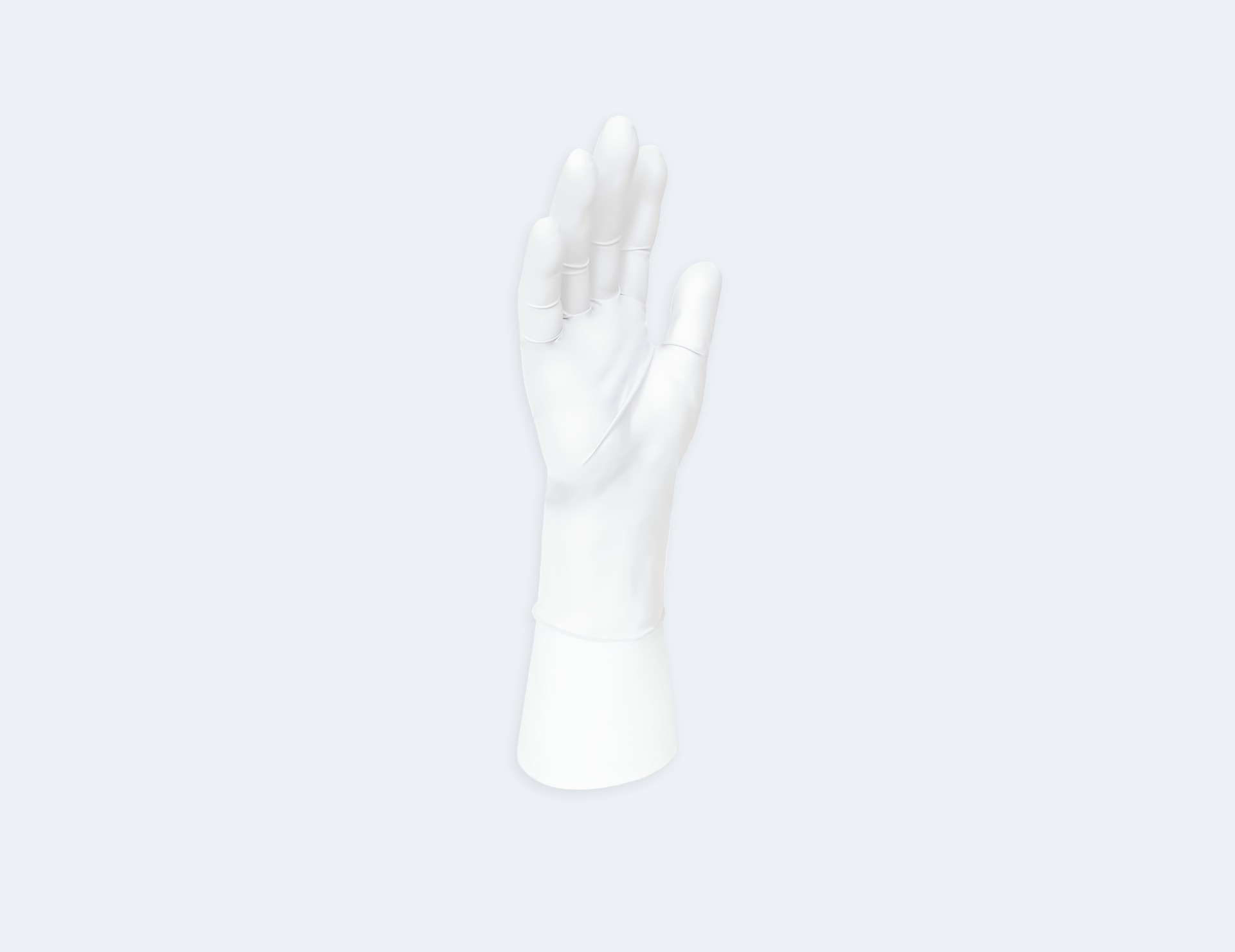 INTCO medical white nitrile gloves