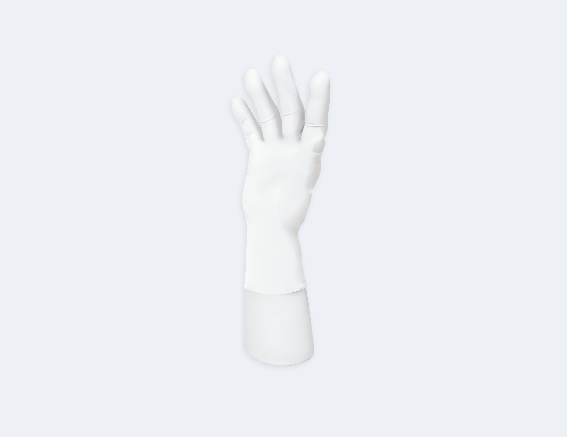 INTCO medical white nitrile gloves