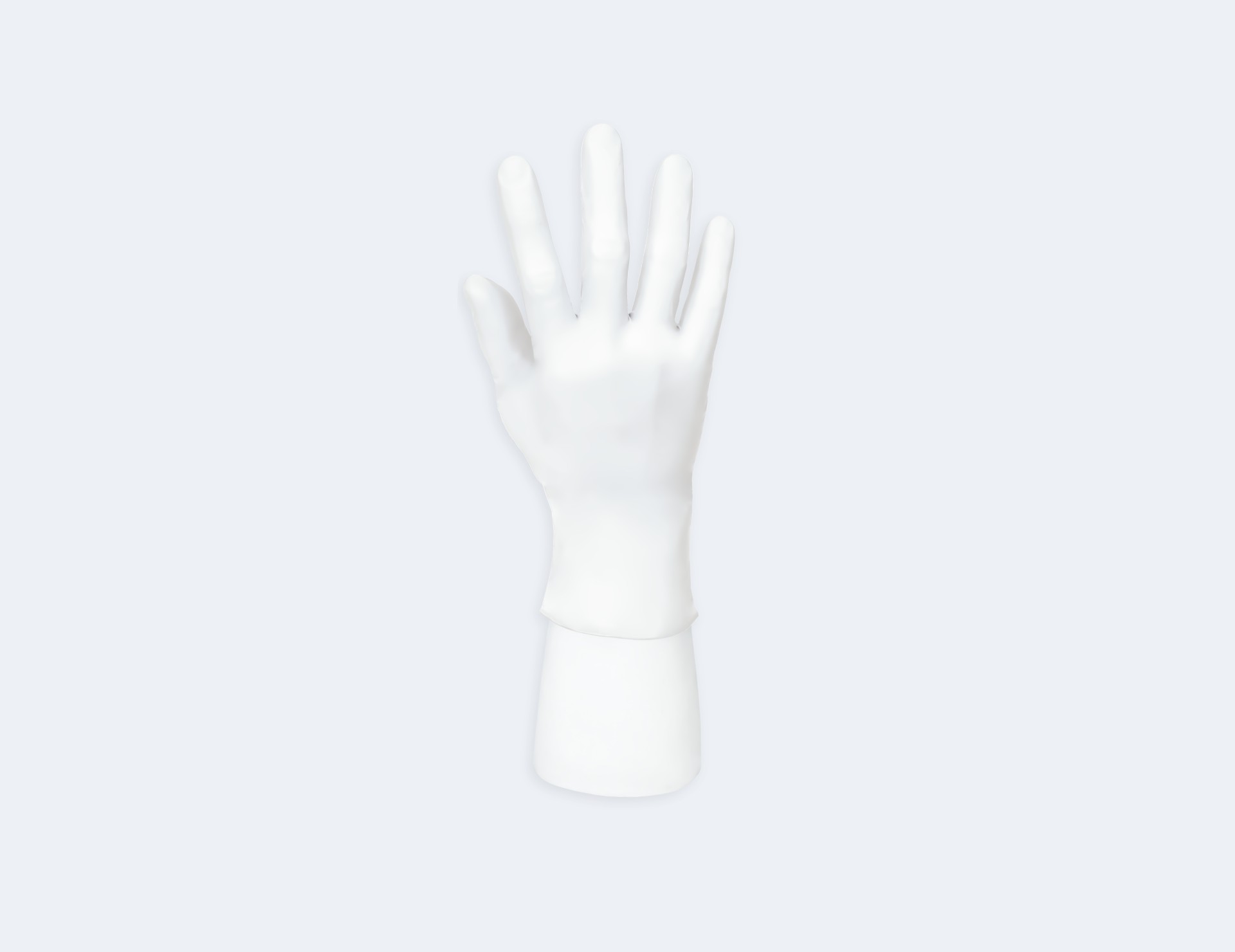INTCO medical white nitrile gloves