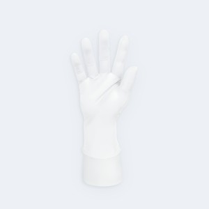 INTCO medical white nitrile gloves