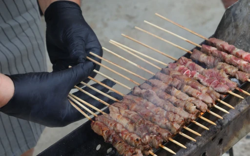 Barbecue Skewers for Outdoor Cooking