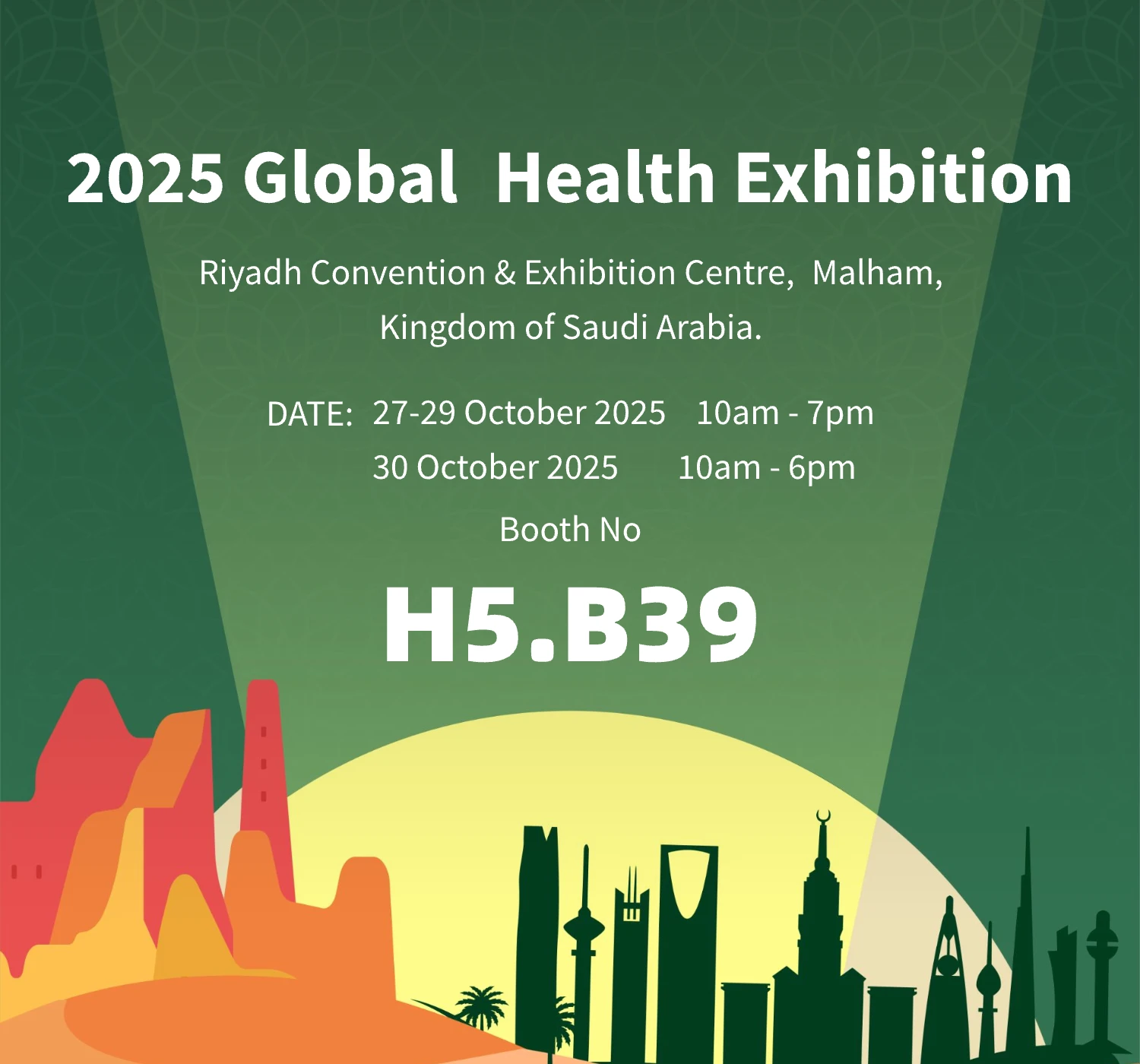 Health exhibition gloves for events.