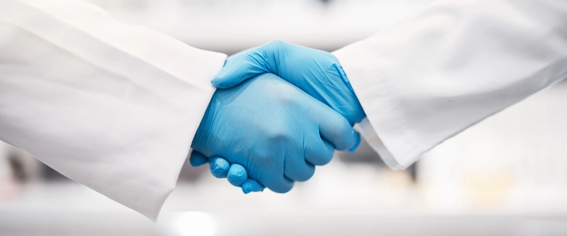 Medical gloves for professional healthcare use in clinical settings.