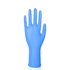 Disposable nitrile gloves featuring a 12-inch extended cuff that provides chemical splash protection and extended wrist and forearm coverage.