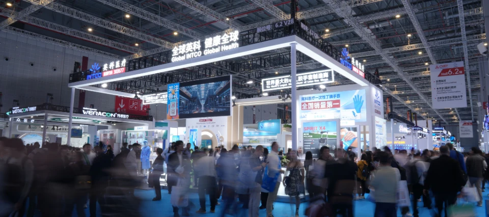 INTCO Medical used CMEF 2026 to highlight glove innovation, large-scale supply, and its 87 billion annual capacity.