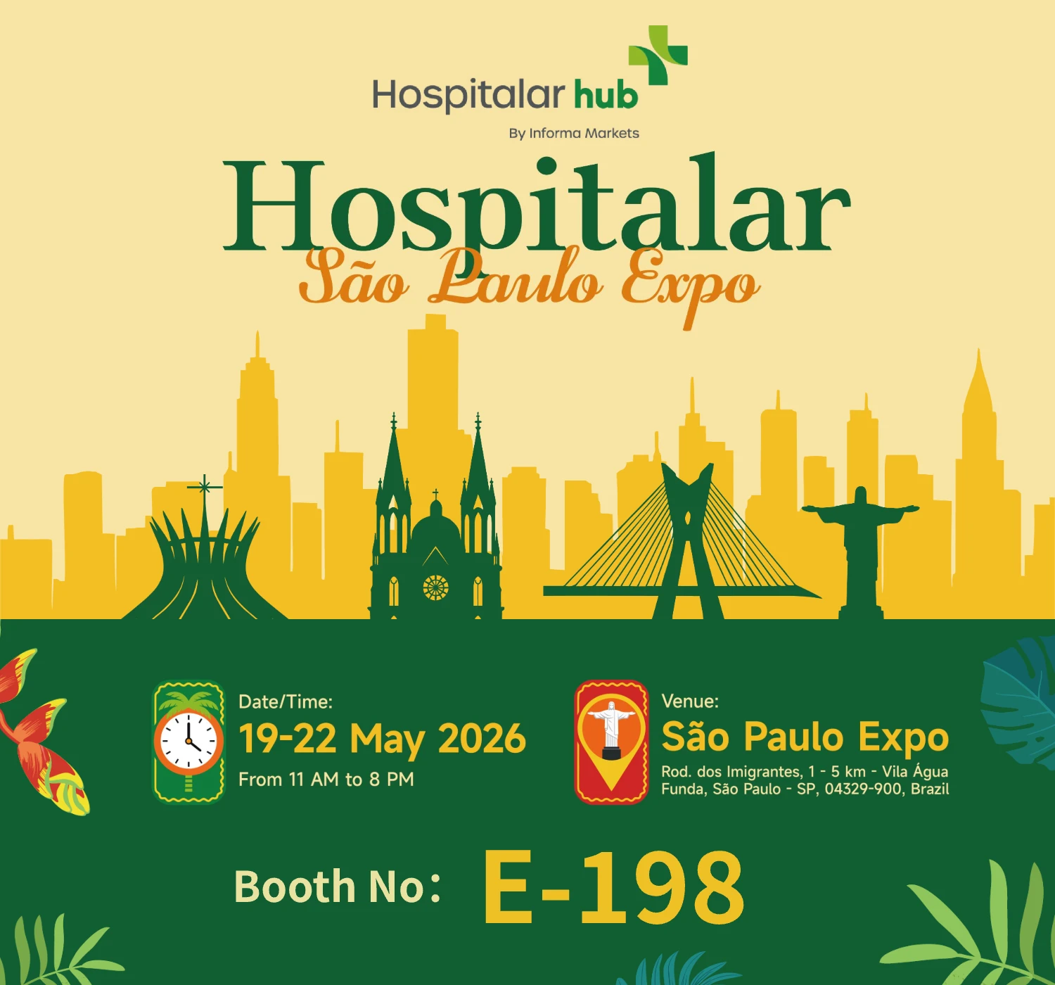 Visit INTCO Medical at Booth E‑198, Hospitalar 2026