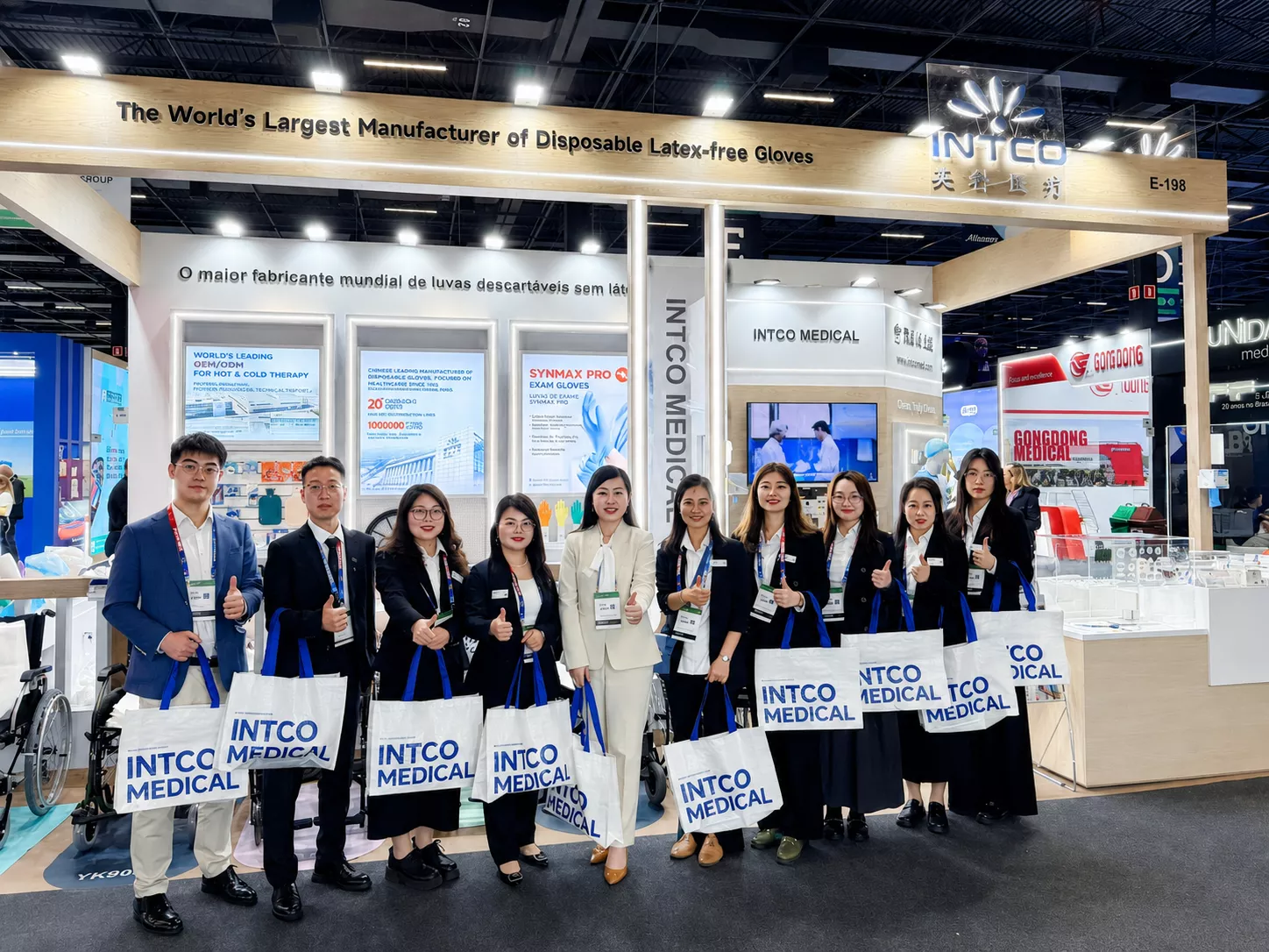 INTCO Medical Highlights Nitrile Gloves at Hospitalar 2026