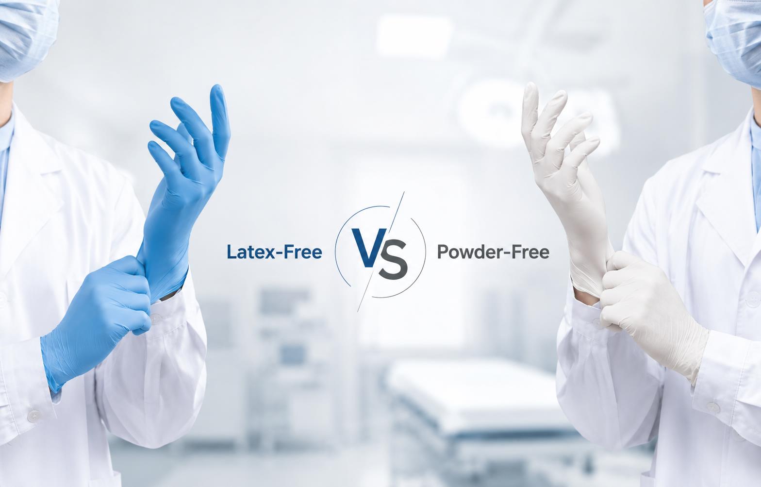 Latex-Free vs Powder-Free Gloves Comparison Guide