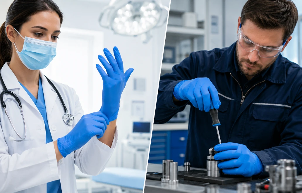 Nitrile Gloves for Medical and Industrial Applications